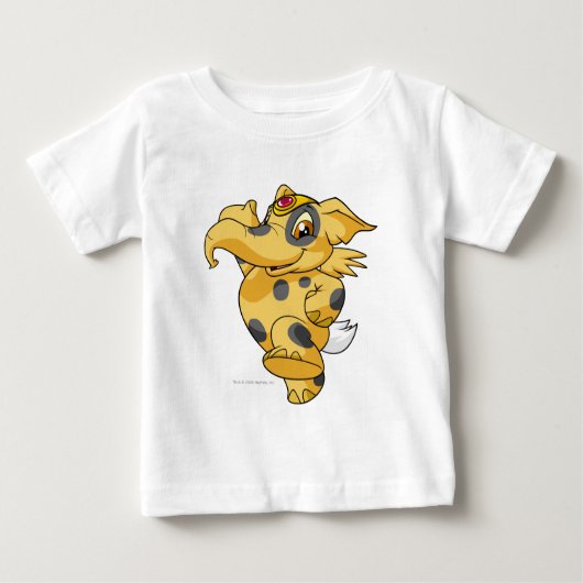 Elephante gepunktet baby t-shirt (Vorderseite)