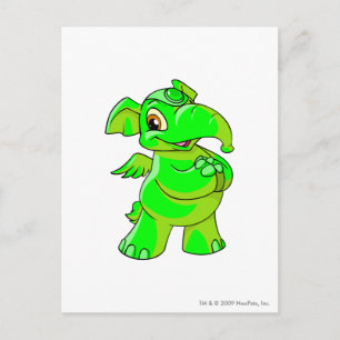 Elephante Glows.Pn Postkarte