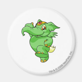 Elephante Green Magnet
