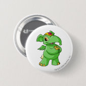 Elephante Grün Button (Vorne & Hinten)