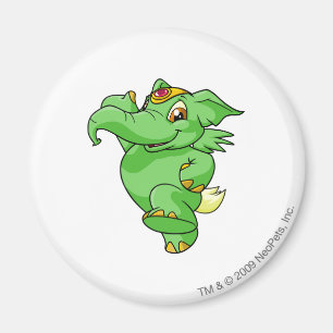 Elephante Grün Magnet