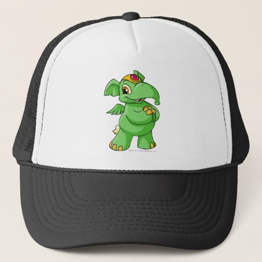Elephante Grün Truckerkappe (Vorderseite)