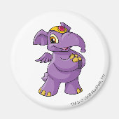 Elephante Lila Magnet (Vorne)