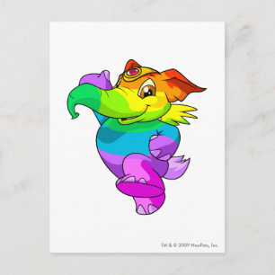 Elephante Rainbow Postkarte