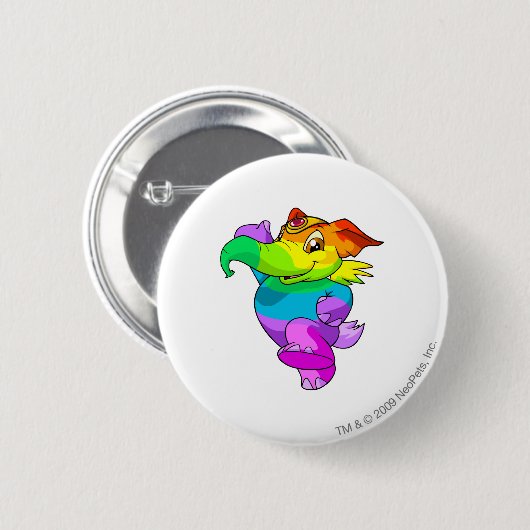 Elephante Regenbogen Button (Vorne & Hinten)