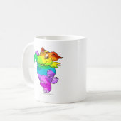 Elephante Regenbogen Kaffeetasse (Vorderseite Links)