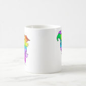 Elephante Regenbogen Kaffeetasse (Mittel)