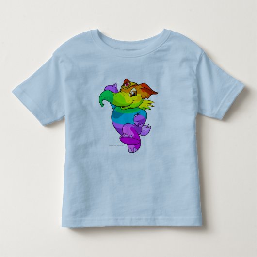 Elephante Regenbogen Kleinkind T-shirt (Vorderseite)
