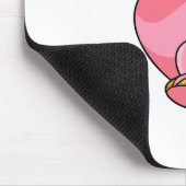 Elephante Rosa Mousepad (Ecke)