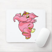 Elephante Rosa Mousepad (Mit Mouse)