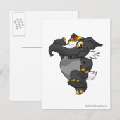 Elephante Skunk Postkarte (Vorne/Hinten)