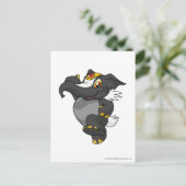 Elephante Skunk Postkarte (Stehend Vorderseite)