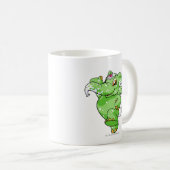 Elephante sprenkelte kaffeetasse (VorderseiteRechts)