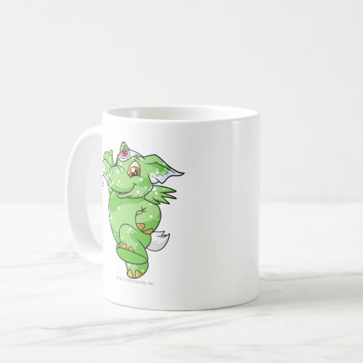 Elephante sprenkelte kaffeetasse (Vorderseite Links)