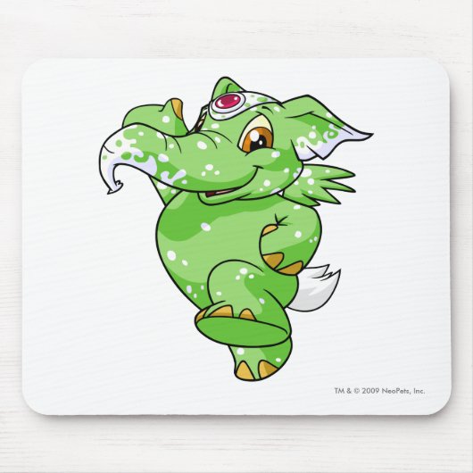Elephante sprenkelte mousepad (Vorne)