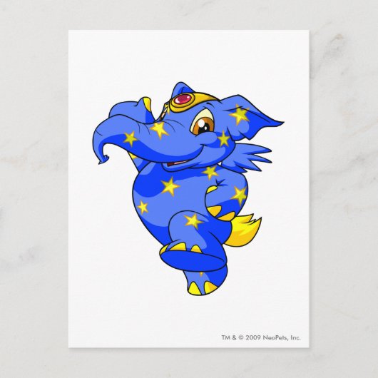 Elephante Starry Postkarte (Vorderseite)