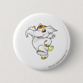 Elephante Weiß Button (Vorderseite)