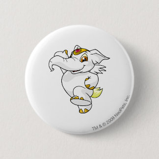 Elephante Weiß Button