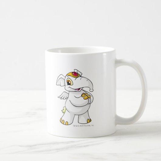Elephante Weiß Kaffeetasse (Rechts)