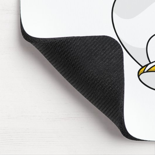 Elephante Weiß Mousepad (Ecke)