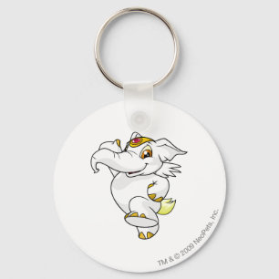 Elephante White Schlüsselanhänger