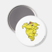 Elephante Yellow Magnet (Vorderseite/Rückseite)
