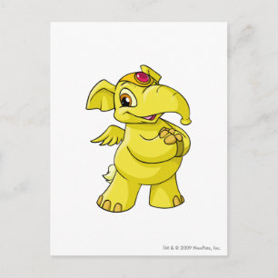 Elephante Yellow Postkarte