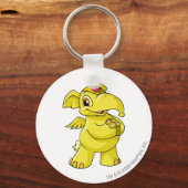 Elephante Yellow Schlüsselanhänger (Vorderseite)