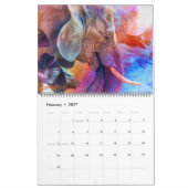 ELEPHANTEN-KUNST #1-KALENDER KALENDER (Feb 2027)