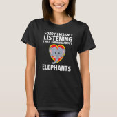 Elephantin für Männer Frauen Größtes Zirkus Zoo Ti T-Shirt (Vorderseite)