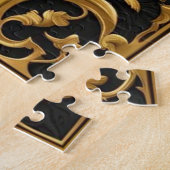 Elephantischer Goldschmuckrahmen Puzzle (Seite)