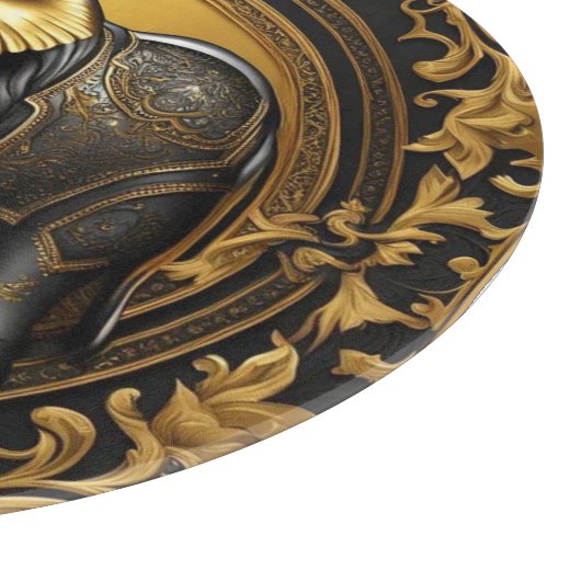 Elephantischer Goldschmuckrahmen Schneidebrett (Ecke)