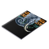 Elephantopus Elephant Tentacle Trunk Lovecraft Notizblock (Linke Seite)