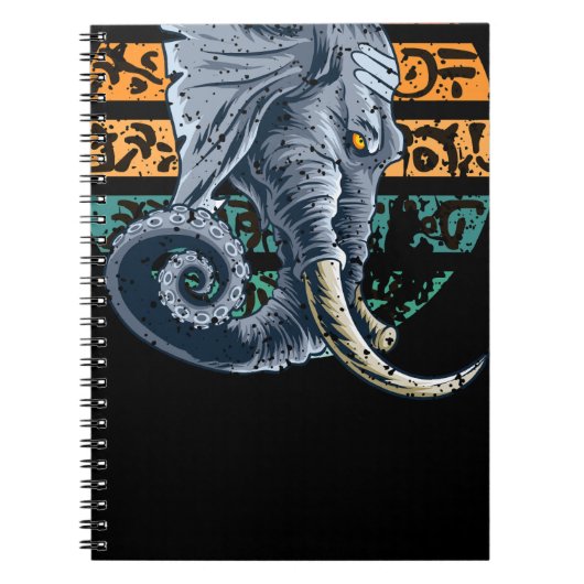 Elephantopus Elephant Tentacle Trunk Lovecraft Notizblock (Vorderseite)