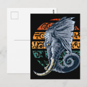 Elephantopus Elephant Tentacle Trunk Lovecraft Postkarte (Vorne/Hinten)