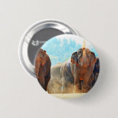 Elephants Animals Safari Destiny Peace Liebe Button (Vorne & Hinten)