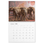ELEPHANTS ART #1 CALENDAR KALENDER (Jan 2026)