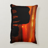 Elephants at Sunset Dekokissen (Rückseite(Vertikal))