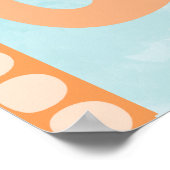 Elephants Baby Boy oder Girl Kinderzimmer Poster (Ecke)