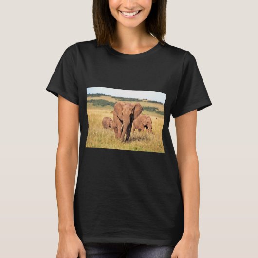 elephants cute  T-Shirt (Vorderseite)
