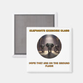 Elephants Dance Class Magnet (Vorderseite/Rückseite)