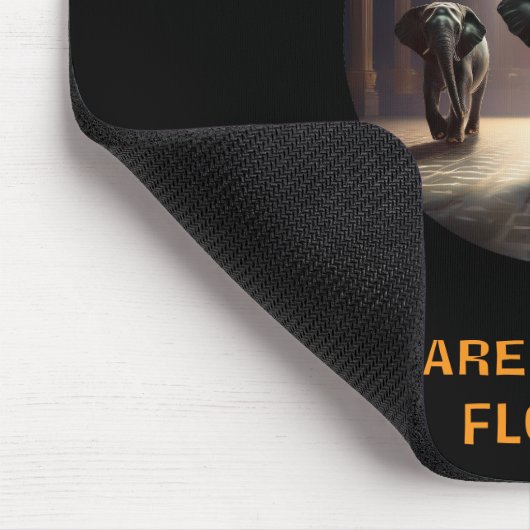 Elephants Dance Class Mousepad (Ecke)