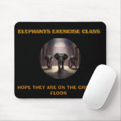 Elephants Dance Class Mousepad (Mit Mouse)