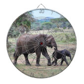 Elephants Dartboard Dartscheibe (vorne)
