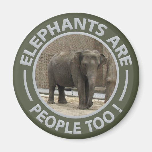 ELEPHANTS-Magnet Magnet (Vorne)