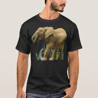 Elephants Motif For Africa Fans T-Shirt