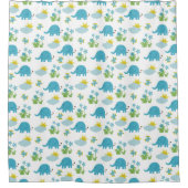 Elephants Muster Duschvorhang (Vorderseite)