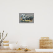 Elephants Poster (Küche)