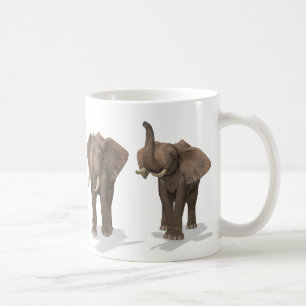 Elephants Quartett Kaffeetasse