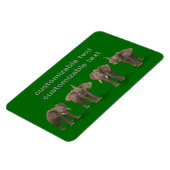 Elephants Quartett Magnet (Linke Seite)